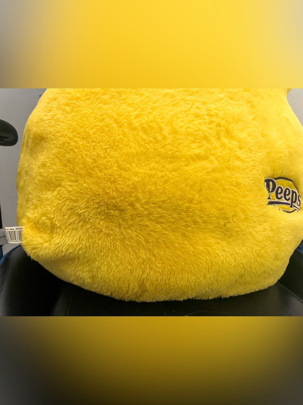 Jumbo Peeps 36” Bunny Plush Giant Yellow Easter Stuffed Animal - Picture 5 of 8